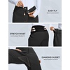 image:imagebaleaf Womens Snow Softshell Pants for Winter SkiingBlack