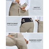 image:imagebaleaf Womens Snow Softshell Pants for Winter SkiingKhaki