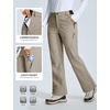 image:imagebaleaf Womens Snow Softshell Pants for Winter SkiingKhaki