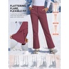 image:imagebaleaf Womens Snow Softshell Pants for Winter SkiingWine Red