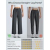 image:imagebaleaf Womens Track Pants Straight Leg Soft SweatpantsDark Gray