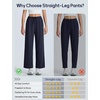 image:imagebaleaf Womens Track Pants Straight Leg Soft SweatpantsNavy Blue