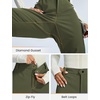 image:imagebaleaf Womens Winter Softshell Pants Fleece Lined Snow PantsArmy Green
