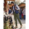 image:imagebaleaf Womens Winter Softshell Pants Fleece Lined Snow PantsArmy Green