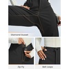 image:imagebaleaf Womens Winter Softshell Pants Fleece Lined Snow PantsBlack