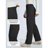 image:imagebaleaf Womens Winter Softshell Pants Fleece Lined Snow PantsBlack