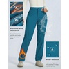 image:imagebaleaf Womens Winter Softshell Pants Fleece Lined Snow PantsBlue