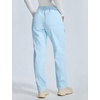 image:imagebaleaf Womens Winter Softshell Pants Fleece Lined Snow PantsCool Blue