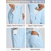 image:imagebaleaf Womens Winter Softshell Pants Fleece Lined Snow PantsCool Blue