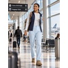 image:imagebaleaf Womens Winter Softshell Pants Fleece Lined Snow PantsCool Blue