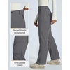image:imagebaleaf Womens Winter Softshell Pants Fleece Lined Snow PantsDark Gray