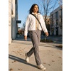 image:imagebaleaf Womens Winter Softshell Pants Fleece Lined Snow PantsDark Gray