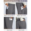 image:imagebaleaf Womens Winter Softshell Pants Fleece Lined Snow PantsDark Gray