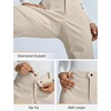 image:imagebaleaf Womens Winter Softshell Pants Fleece Lined Snow PantsKhaki