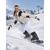 image:imagebaleaf Womens Winter Softshell Pants Fleece Lined Snow PantsWhite