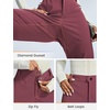 image:imagebaleaf Womens Winter Softshell Pants Fleece Lined Snow PantsWine Red