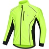image:imagebaleaf Mens Cycling Jacket Winter Running Water Resistant PackableFluorescent Green