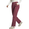 image:imagebaleaf Womens Winter Softshell Pants Fleece Lined Snow PantsWine Red
