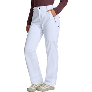 image:imagebaleaf Womens Winter Softshell Pants Fleece Lined Snow PantsWhite