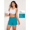 image:imagebaleaf Womens 357 Swim Shorts High Waisted Board Quick Dry PocketAqua Blue