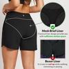 image:imagebaleaf Womens 357 Swim Shorts High Waisted Board Quick Dry PocketBlack