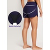image:imagebaleaf Womens 357 Swim Shorts High Waisted Board Quick Dry PocketDark Blue