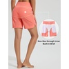 image:imagebaleaf Womens 357 Swim Shorts High Waisted Board Quick Dry PocketPink