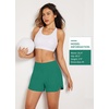 image:imagebaleaf Womens 357 Swim Shorts High Waisted Board Quick Dry PocketTurquoise