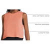 image:imagebaleaf Workout Tops for Womens Crop Athletic Gym Yoga Tank TopsCoral
