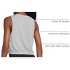 image:imagebaleaf Workout Tops for Womens Crop Athletic Gym Yoga Tank TopsHeather Gray2 Pack