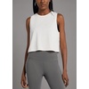 image:imagebaleaf Workout Tops for Womens Crop Athletic Gym Yoga Tank TopsWhite