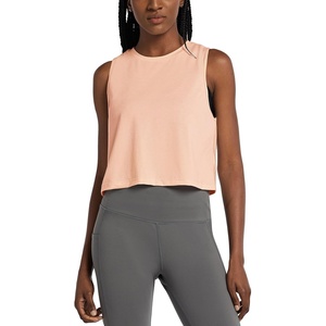 image:imagebaleaf Workout Tops for Womens Crop Athletic Gym Yoga Tank TopsPink