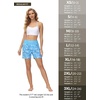 image:imagebaleaf Womens 5 7 Quick Dry High Waisted Swim Shorts with LinerBlue