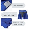 image:imagebaleaf Womens 5 7 Quick Dry High Waisted Swim Shorts with LinerDazzling Blue