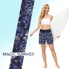 image:imagebaleaf Womens 5 7 Quick Dry High Waisted Swim Shorts with LinerHawaii