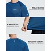 image:imagebaleaf Mens Running Shirts Quick Dry Workout Athletic TShirtA007royal Blue