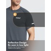 image:imagebaleaf Mens Running Shirts Quick Dry Workout Athletic TShirtA009slate Gray