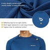 image:imagebaleaf Mens Running Shirts Quick Dry Workout Athletic TShirtA015heather Blue