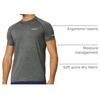image:imagebaleaf Mens Running Shirts Quick Dry Workout Athletic TShirtA03grey Heather