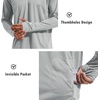 image:imagebaleaf Mens UPF 50 Sun Hoodie Fishing with Face Mask Lightweight01gray