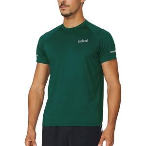 image:imagebaleaf Mens Running Shirts Quick Dry Workout Athletic TShirtA011blackish Green