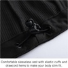 image:imagebaleaf Womens Lightweight Running Vest Sleeveless Softshell JacketBlack