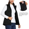 image:imagebaleaf Womens Lightweight Running Vest Sleeveless Softshell JacketBlack