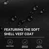 image:imagebaleaf Womens Lightweight Running Vest Sleeveless Softshell JacketBlack