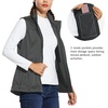 image:imagebaleaf Womens Lightweight Running Vest Sleeveless Softshell JacketGray