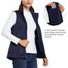 image:imagebaleaf Womens Lightweight Running Vest Sleeveless Softshell JacketNavy Blue