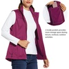 image:imagebaleaf Womens Lightweight Running Vest Sleeveless Softshell JacketRouge
