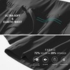 image:imagebaleaf Womens Hiking Bermuda Long Shorts Quick Dry Cargo with Pockets9 Inch Black