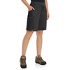 image:imagebaleaf Womens Hiking Bermuda Long Shorts Quick Dry Cargo with Pockets9 Inch Black