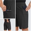 image:imagebaleaf Womens Hiking Bermuda Long Shorts Quick Dry Cargo with Pockets9 Inch Black